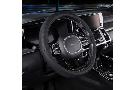 Купить Оплетка руля (M) Real-3 М черная кожа натуральная SKYWAY S01108005 Купить Оплетка руля (M) Real-3 М черная кожа натуральная SKYWAY S01108005