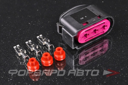 Купить Разъем 3-х контактный монтажного блока (без провода) CARGEN AX6523S