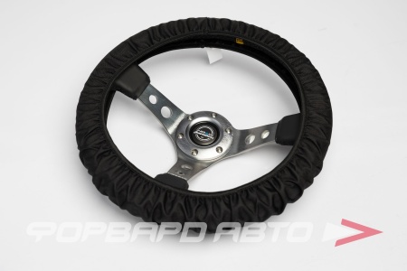 Купить Накидка на руль (чехол на руль) открытого типа, черный VAIS Racing VRCSWo-B