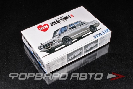 Купить Сборная модель Nissan Skyline 2000 GT-R PGC10 '70 AOSHIMA 05835