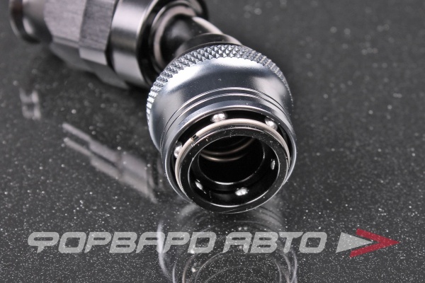 Фитинг AN8 45°, под шланг тефлоновый PTFE, быстросъемный (quick release) "мама" (female) AB88 
