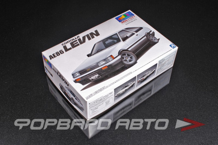 Сборная модель Toyota AE86 Levin '83 (White/Black) AOSHIMA 05495