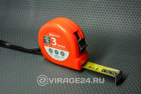 Купить Рулетка 3 м*16 мм, пластиковый корпус, "Гранит" TDM SQ1018-0101
