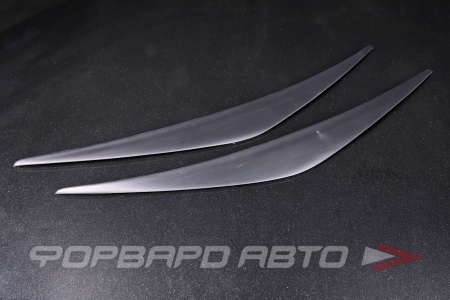 Купить Накладки фар (реснички) INFINITI FX, 2008г- ABS-пластик, черный  