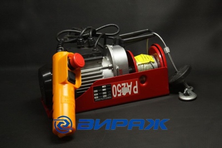 Купить Тельфер электрический 125/250кг. 6/12м 220V 550Вт.  РА250
