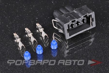 Купить Разъем 3-х контактный катушки зажигания CARGEN AX8103