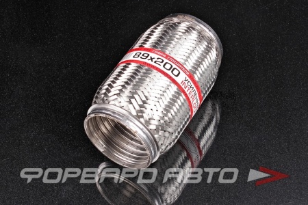 Купить Гофра глушителя 89*200, Interlock (трехслойная усиленная) EuroEx 89x200il