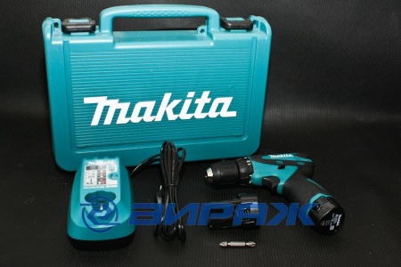 Купить Шуруповерт Аккумуляторный  10,8В 350-1300об/мин 2*1,3Ah Li-Ion 24Hm DF330DWЕ MAKITA DF330DWЕ