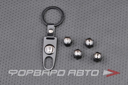 Купить Колпачок вентиля колеса HONDA   с брелоком, черный MELCO RS-08279