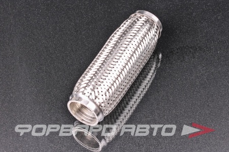 Купить Гофра глушителя 45*200 (Interlock) трехслойная (AISI 304) TIXONA P45200
