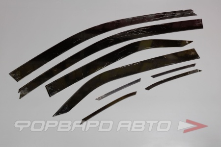 Купить Дефлекторы окон Toyota Camry 2011-2018 8шт Strelka11 2D001.S11