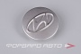 Колпачок ступицы для литых дисков Hyundai, D52/57мм, Silver <> HY-01