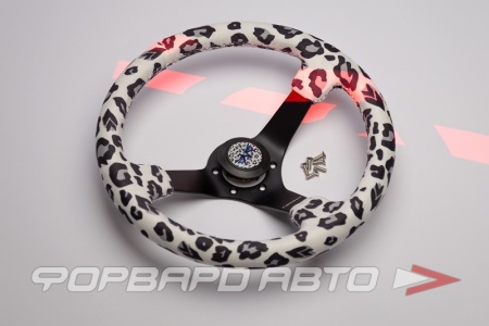 Купить Руль 350 мм, большой вылет, SAVAGE INSPIRED WHITE NRG RST-036MB-SV-WT