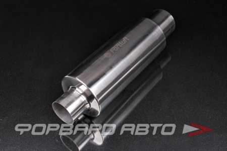 Купить Глушитель Вход = 76 мм Выход = 100 мм Длина = 525 мм, серия Performance, нержавеющая сталь FORTLUFT pmt416