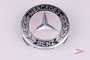 Колпачок ступицы для литых дисков Mercedes, D71/75мм, Silver/Black <> MB-05
