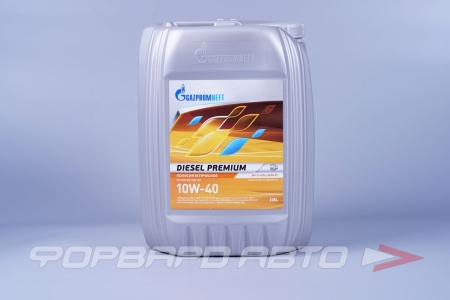 Купить Масло моторное 10W40 10л, Diesel Premium API CI-4/SL CH-4, CG-4, CF-4 GAZPROMNEFT 253142307