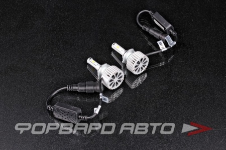 Купить Лампа светодиодная головного света HB4 12-24V 36W, 4300LM, 6000K/3000K три цвета с вентилятором SARITI 