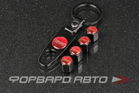 Купить Колпачок вентиля колеса STI брелоком, черный MELCO RS-08367