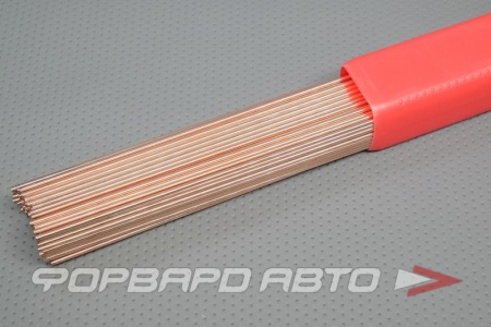 Купить Пруток присадочный омедненный D=2,4 мм ER70S-6/SG2 (L - 1000 мм. пачка 5 кг) TIG  