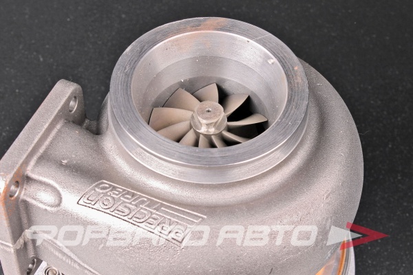 Турбина в сборе GEN2 PT7675  Горячая часть 1.28 A/R,  T4 twinscroll вход, V-Band выход PRECISION TURBO 705-7675-B-GEN2 + 75SM 1.28 T4D VB