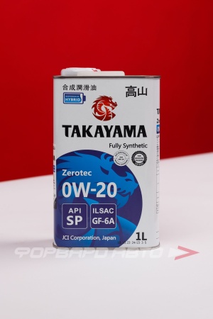 Купить Масло моторное 0W20 1л, ZEROTEC SP GF-6A металл (с) TAKAYAMA 605140
