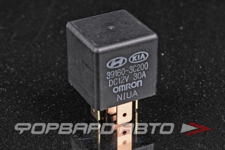 Купить Реле 12V 5-ти контактное 30A HYUNDAI / KIA 39160-3C200