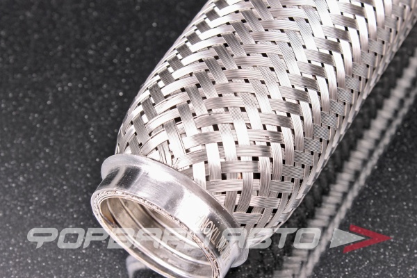 Гофра глушителя 40*200 (Interlock) трехслойная (AISI 304) TIXONA P40200