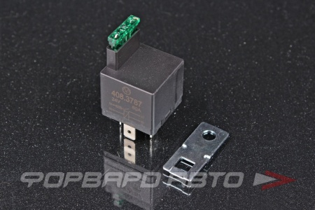 Купить Реле 24V 4-х контактное 30А с предохранителем Энергомаш 408.3787