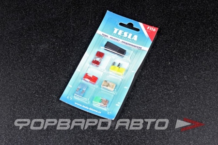 Купить Предохранитель флажковый MINI (12шт) с пинцетом TESLA F116.000.000