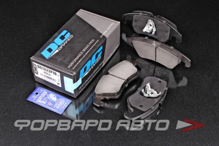 Купить Колодки тормозные AUDI A4 8K (B8); A5 8T; Q5, передние, серия STR.S+ DC BRAKES DC1322P19