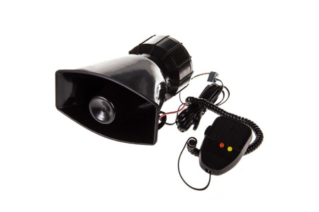 Купить Сирена трехтональная с громкоговорителем 12V SKYWAY S07601048