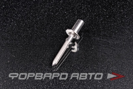 Купить Заклепка вытяжная 6,4*12 ИСО 16585  нерж. сталь/сталь стандартный бортик ГЛУХАЯ  