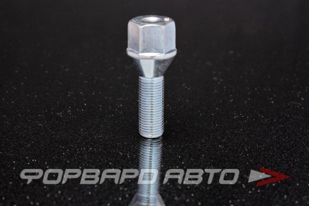 Купить Болт колеса 12*1,25*30 конус, ключ на 19, сталь, серебристый ВЕКТОР 0972120 Z