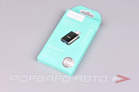 Купить Адаптер (USB3.0-Type-C) черный HOCO UA17