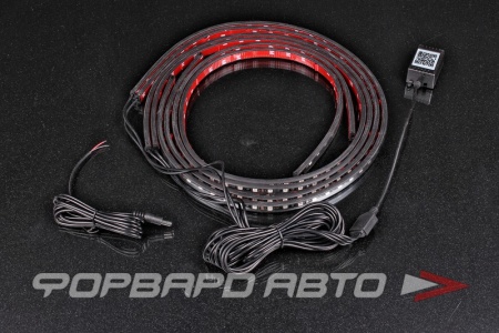 Купить Подсветка для экстерьера автомобиля, 4 лампы RGB 90/120 см, управление через смартфон <> C39971-912A
