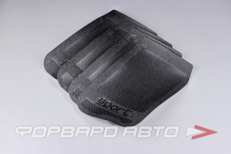 Купить Брызговики универсальные карбон  большие (4шт) SPORT 