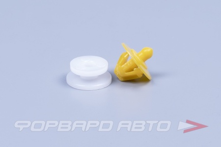 Купить Клипса молдинга LADA LARGUS  ВАЗ 21999 (белый+желт) ПЛАСТИК LR106830