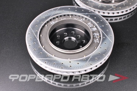 Купить Комплект тормозной системы R18 Subaru Impreza WRX STI (GDB) (суппорта + диски + колодки + шланги) BREMBO STYLE 