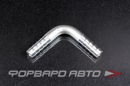 Купить Соединитель D=12 (угол 90°) "елочка" оцинкованная сталь (33) <> 