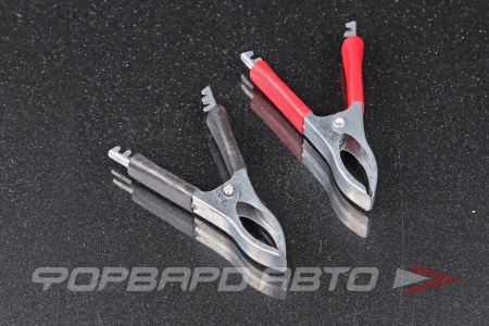 Купить Зажим "Крокодил" 30А (в изоляции)  