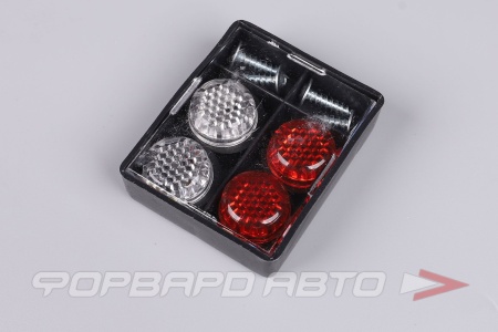 Купить Болты крепления номера декоративн. бел.+ красн. (4шт) саморез блистер <> 16765