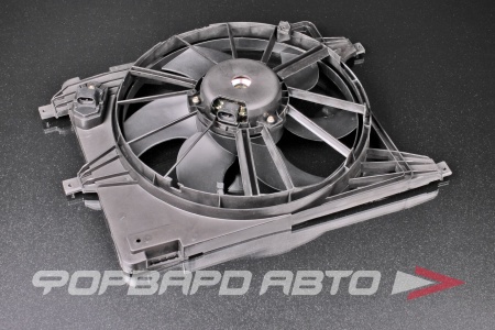 Купить Вентилятор радиатора Logan (04-) A/C (с кожухом и резистором) LUZAR LFc 0969