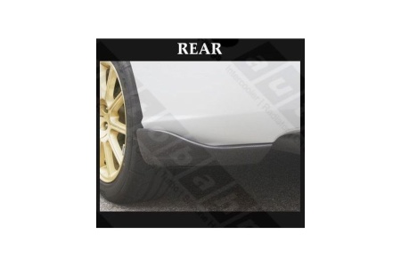 Купить Накладки заднего бампера боковые Subaru Impreza 06-07 CS Style карбон AUTOBAHN88 