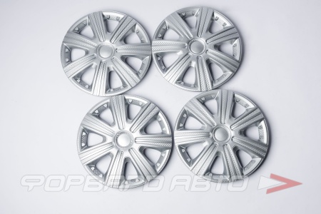 Купить Колпак колесный R14" DTM серебристый, к-т 4шт STAR S1401