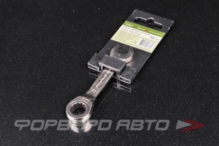 Купить Ключ короткий трещоточный 12мм ДЕЛО ТЕХНИКИ 515612