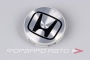 Колпачок ступицы для литых дисков Honda, D56/58мм, h9.2-14 Silver/black лого <> HD-02