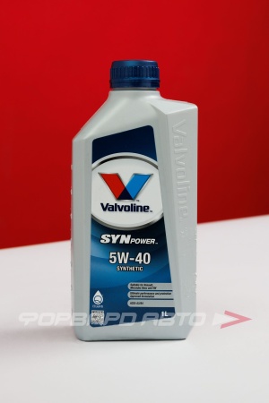Купить Масло моторное 5W40 1л, SynPower (синтетическое) VALVOLINE 872380