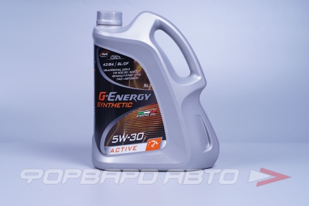 Купить Масло моторное 5W30 5л, Synthetic Active SL/CF (с) A3/B4 G-ENERGY 253142406