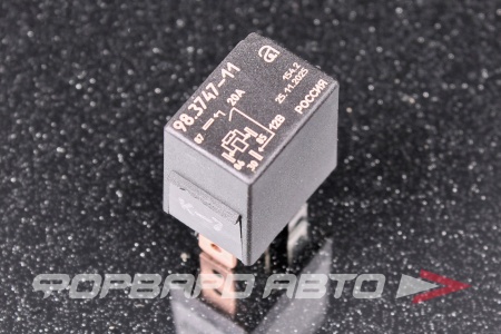 Купить Реле 12V 4-х контактное 20А мини н/о с резист АВАР 98.3747-11