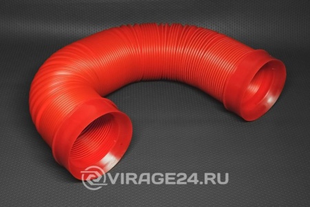 Купить Заборник хол. воздуха, гибкий, (пассивный наддув), универсальный, красный PROSPORT RS-09916